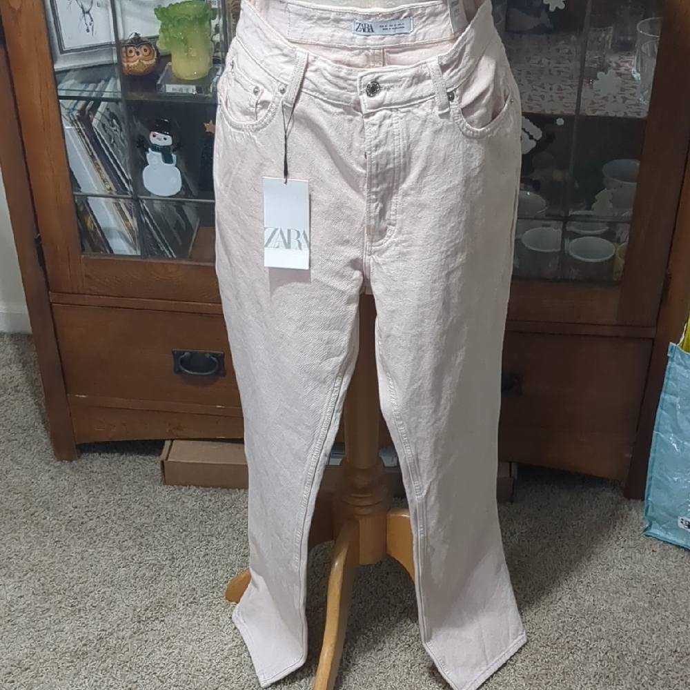 Zara Women's Pink Jeans